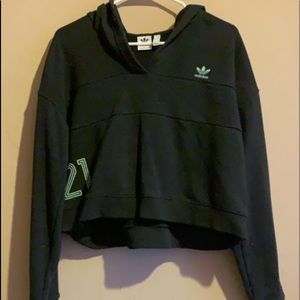 Adidas Long Sleeve Crop Top